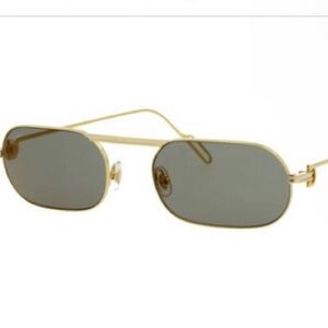 Authentic Premiere De Cartier CT0112S 140mm 55/21 Gold Tone Sunglasses
